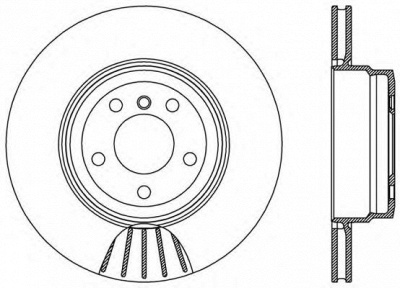 OPEN PARTS bdr254520 -  Тормозной диск